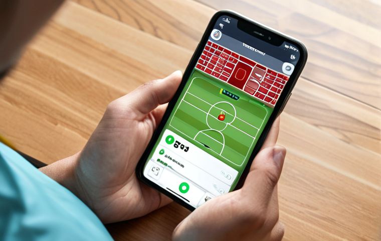 **A person using a goal management app on their phone, tracking habits with game-like rewards.** (Focus: Digital tools for goal tracking, gamification)